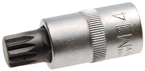 BGS Bit-Einsatz Antrieb Innenvierkant 12,5 mm Innenvielzahn (für XZN) M14