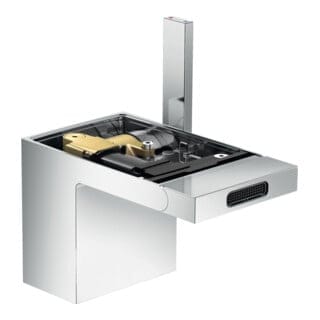 hansgrohe Bidet-Einhebelmischer Axor MyEdition A 121mm, m Pus-Op-Abl, o. Pl., chr