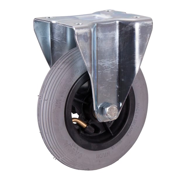 VARIOfit Bockrolle mit Luftreifen 150 x 30 mm grau
