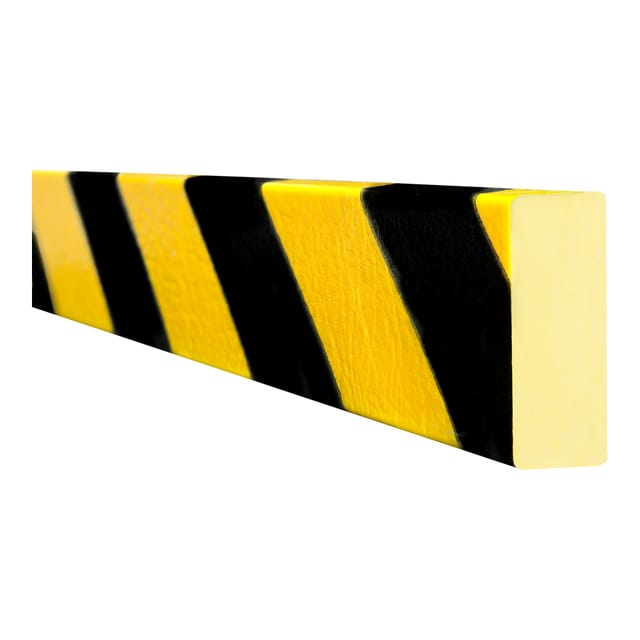 Moravia Prallschutz MORION Rechteck Flächenschutz 50 x 20 mm Länge 5000 mm gelb/schwarz