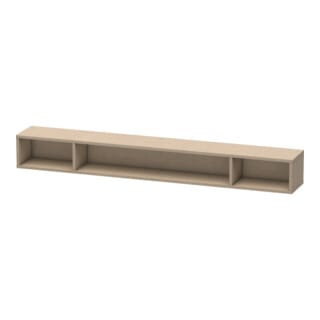 Duravit Regalelement L-Cube 100x14cm, leinen, 3 Fächer, horizontal
