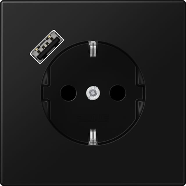 Jung SCHUKO Steckdose mit USB Typ A LS1520-18ASWM