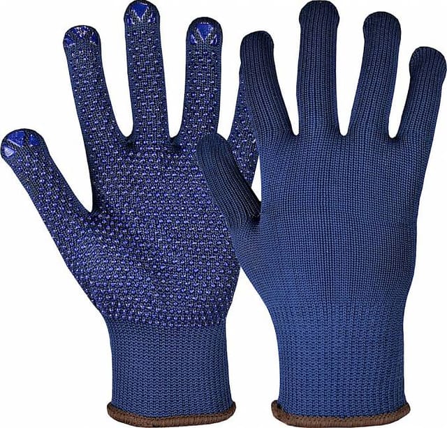 Hase Namur Blue Arbeitshandschuh aus Baumwoll-/Polyesterstrick Größe 6