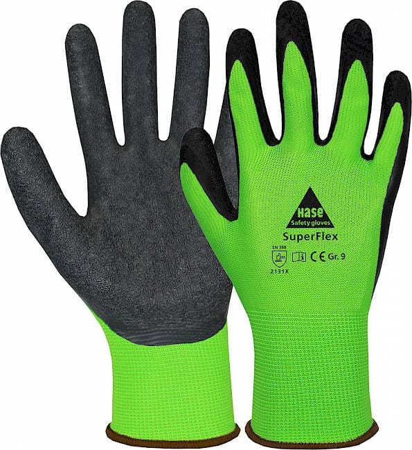 Hase Montagehandschuhe Superflex Größe 9, Nylon
