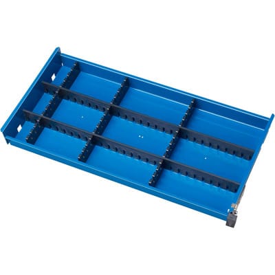 Rau Schubladen-Einteilungs-Set BxTxH 70x280x105/130 3 + 2 Rasterleisten