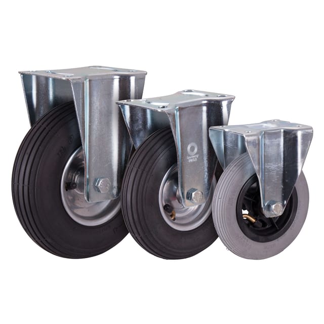 VARIOfit Bockrolle mit Luftreifen 200 x 50 mm schwarz