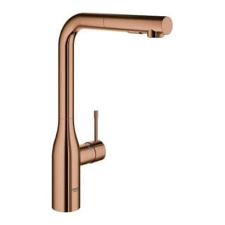 Grohe Spültischmischer Essence SmartC warm suns, herausz. Dual-Spülbrause