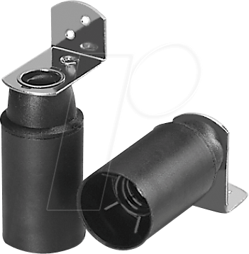 Houben Fassung E14 sw,Aussenwinkel 102211