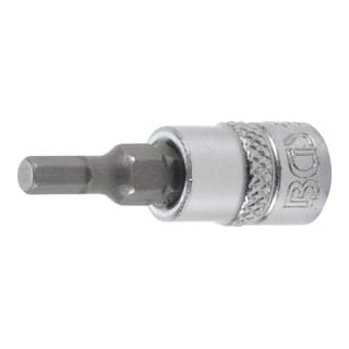 BGS Bit-Einsatz Antrieb Innenvierkant 6,3 mm Innensechskant 4 mm