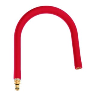 Grohe Schlauchauslauf 30321 für Essence Küchenarmatur mit Profibrause rot