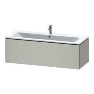 Duravit Waschtischunterschrank L-Cube 122x48,1cm, betongr ma, 1 Ausz., wandhängend