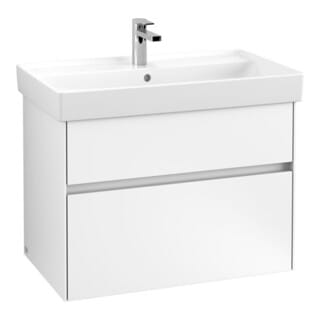 V&B Waschtischunterschrank Collaro 75,4x54,6x44,4cm, WT mittig, white matt