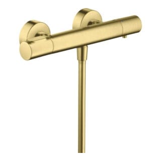hansgrohe Brausethermostat Axor Citterio M AP, 1 Verbraucher, brushed brass