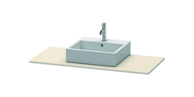 Duravit Konsole XSquare 120x55cm, Taupe, mit 1 Ausschnitt