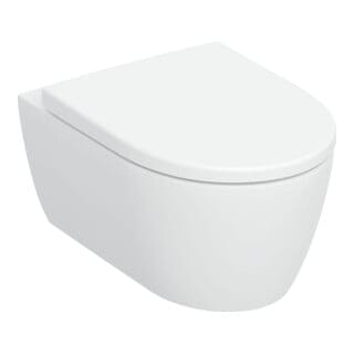 Geberit iCon Set Wand-WC, Tiefspüler 35,5x53cm, g. Ker.-de., m Sitz, w K-Tect