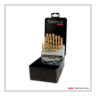 RUKO Spiralbohrer Satz DIN 338 Typ N HSS-TiN geschliffen 1,36 kg