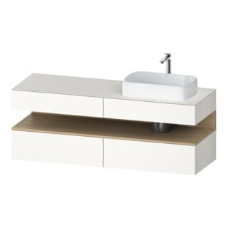 Duravit Waschtischunterschrank Qatego 160x55x60cm, E na/we m, Pl, Beck. re