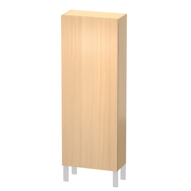 Duravit Halbhochschrank L-Cube 50x24,3x132cm, Tür re, mediterane eiche