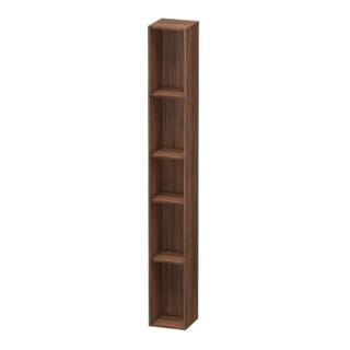 Duravit Regalelement L-Cube 18x18x140cm, 5 Fäch., vert, Nussb dunkel