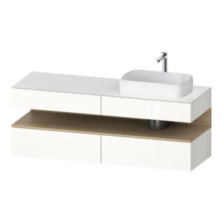 Duravit Waschtischunterschrank Qatego 160x55x60cm, E na/we g, Pl, Beck. re