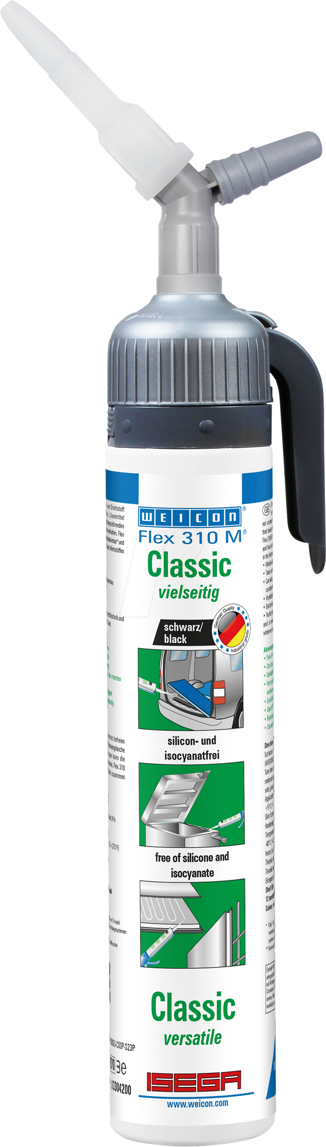 WEICON Flex 310 M schwarz 200 ml Presspackdose