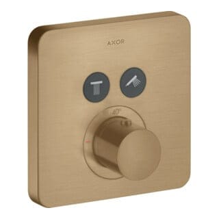 hansgrohe Fertigmontageset ShowerSelect UP-THM, 2 Verbr., Softc, brushed bronze