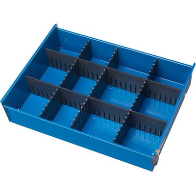 Rau Schubladen-Einteilungs-Set BxTxH 70x430x40/65 3 + 2 Rasterleisten