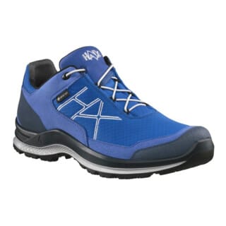 HAIX Schuh BLACK EAGLE GTX WS LOW, azur-silber, Gr. 11 (46)