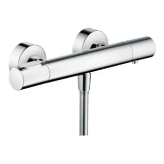 hansgrohe Brausethermostat Axor Citterio M AP, 1 Verbraucher, brushed nickel