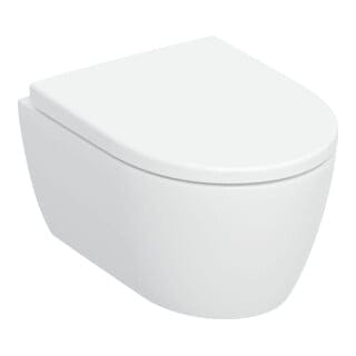 Geberit iCon Set Wand-WC, Tiefspüler 35,5x49cm, verk. Ausl., m WC-Sitz, weiß