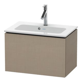 Duravit Waschtischunterschrank Compact L-Cube 62x39,1cm, leinen, 1 Auszug, wandhängend