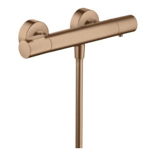 hansgrohe Brausethermostat Axor Citterio M AP, 1 Verbraucher, brushed red gold