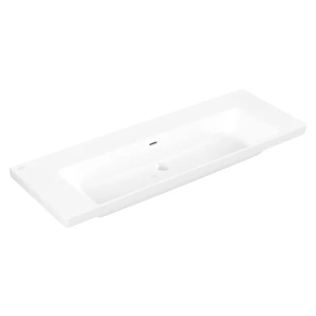 V&B Schrank-Waschtisch Subway 3.0 130x47cm, eck., m ÜL, stone white C-plus
