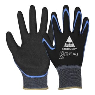 Hase Montagehandschuhe Padua Dry Größe 7, Nylon