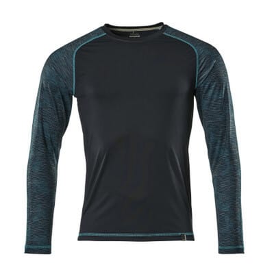 Mascot T-Shirt, Langarm, feuchtigkeitstransportierend T-shirt Größe S, schwarzblau