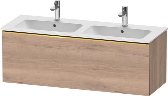 Duravit Waschtischunterschrank D-Neo 128x46,2x44cm, 1 A, wd, g pol/Ei marm.