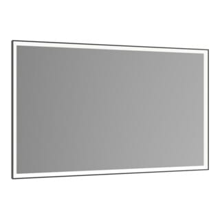 Keuco Lichtspiegel Royal Lumos 1050x650x60mm, 62+65 W, m Sp.-Hz, schw.-