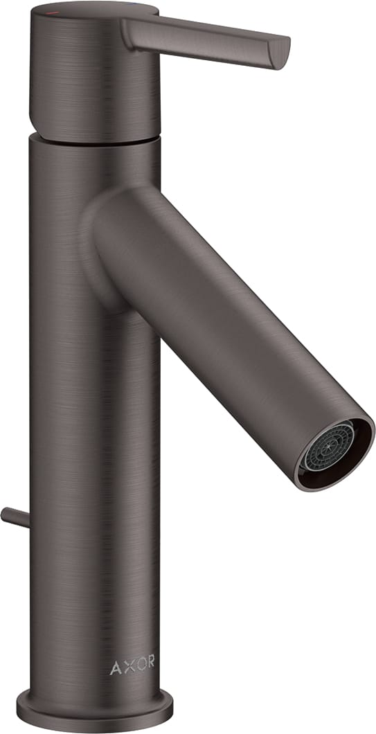 hansgrohe Waschtisch-Einhebelmischer 100 Axor Starck A 103mm, m HG, ZugstAblGar, b bla vc