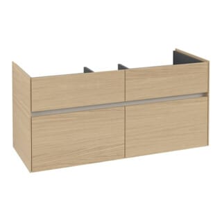 V&B Waschtischunterschrank Collaro 115,4x54,6x44,4cm, WT mittig, nordic oak