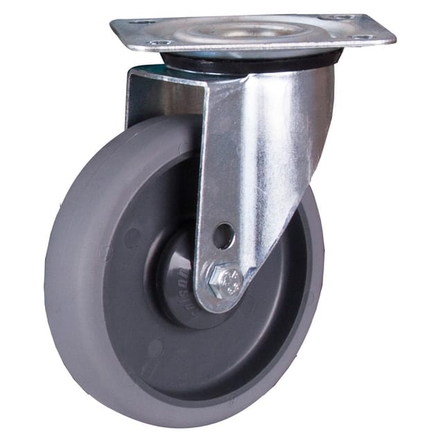 VARIOfit Lenkrolle 125 x 32 mm grau (thermoplastisch)
