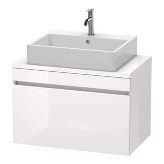 Duravit Waschtischunterschrank Com DuraStyle 80x47,8cm, we. hgl, f Konsole, 1 Auszug