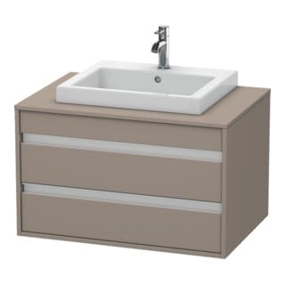 Duravit Waschtischunterschrank Ketho 80x55cm, ba ma, f Einbauwaschtisch mitt., 2 Schubk.