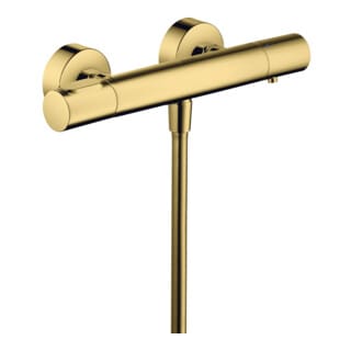 hansgrohe Brausethermostat Axor Citterio M AP, 1 Verbraucher, polished gold optic