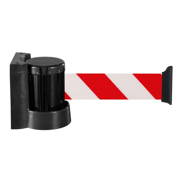 Moravia Wandgurt MORION rot/weiß schraffiert Gurtlänge 4000 mm