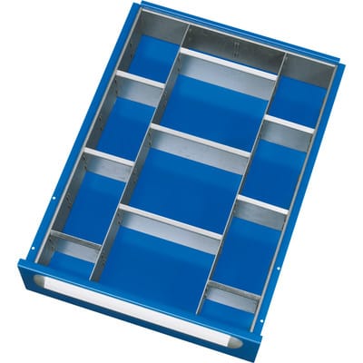 Rau - Schubladen-einteilungs-set Schublade-e H 60-90mm 2 Trenn + 9 Steckwände