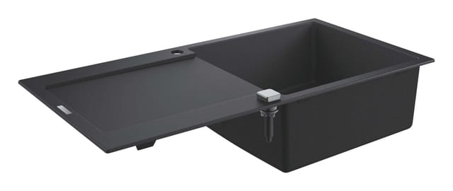 Grohe Komposit-Einbauspüle K500 60-C 100/50 1.0 rev 100x50cm, 1 Beck. m Abtropffl., Gra sw