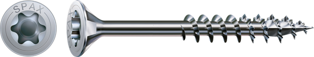 Spax Universalschraube 5 x 30 mm Senkkopf T-STAR plus Teilgewinde 4CUT WIROX A3J
