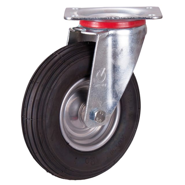 VARIOfit Lenkrolle mit Luftreifen 200 x 50 mm schwarz