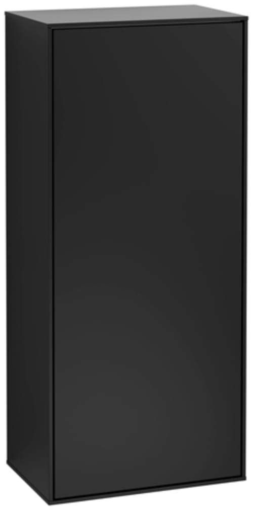 V&B Seitenschrank Finion 41,8x93,6x27cm, Anschl li, bla m lacquer