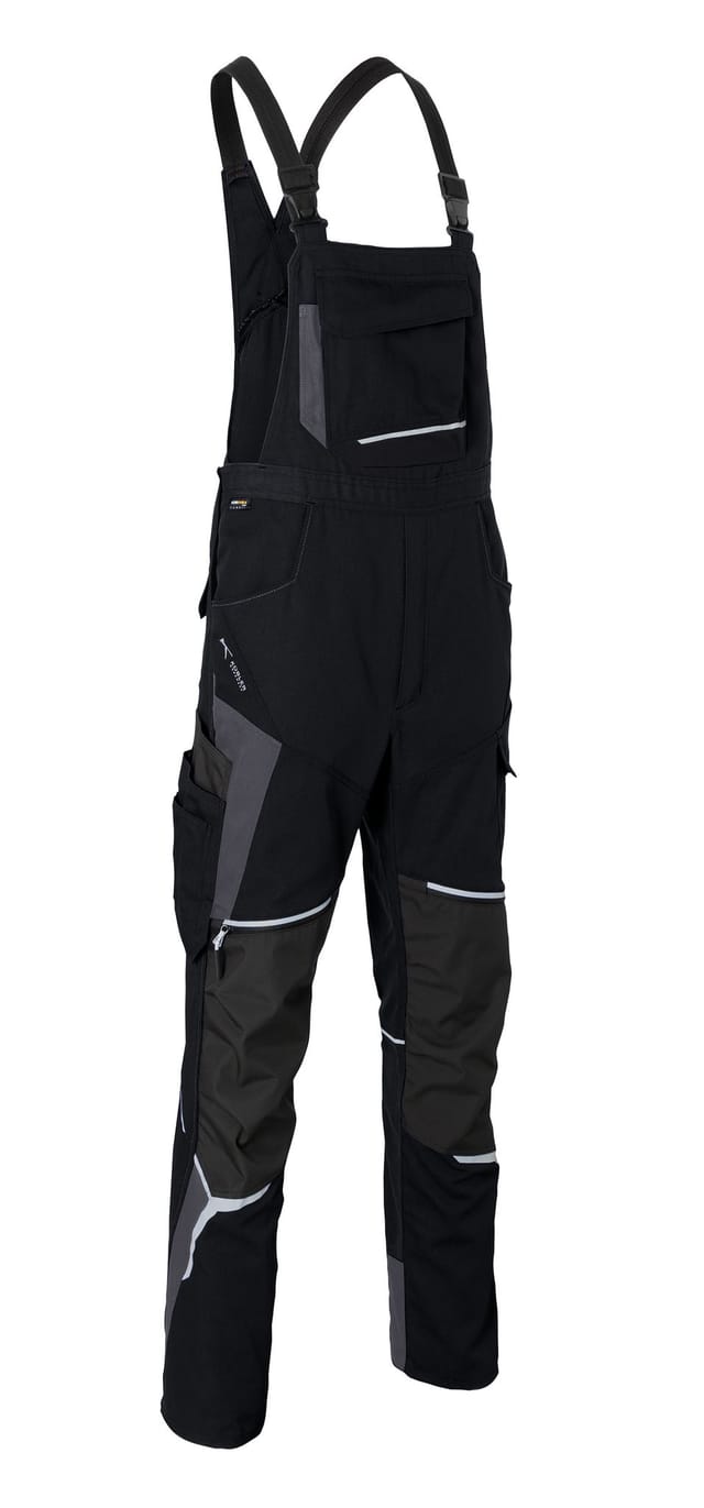 Kübler Latzhose BODYFORCE PSA 2 schwarz/anthrazit Form 3125 Größe 90